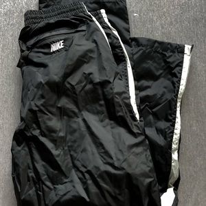 Nike Track Pants side stripe size Large